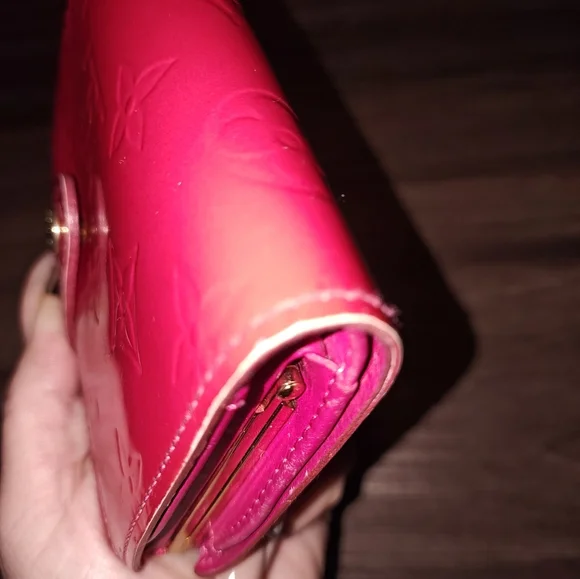 Louis Vuitton Vernis French Purse Wallet Rose Pop - Picture 11 of 12